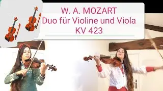 W. A. MOZART: Duo f&uuml;r Violine und Viola KV 423: Allegro