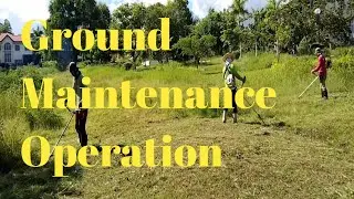 Ground maintenance operation