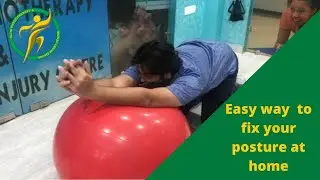 Quick way to cure #Upperbackpain #posturalcorrection #shoulderpain