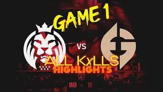 EG vs MAD | Full Game 1 Highlights | Worlds 2022 Play-Ins Day 6