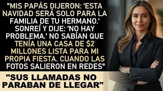 MIS PAPÁS DIJERON QUE LA NAVDAD SERÍA SOLO PARA LA FAMILIA DE MI HERANO ASÍ QUE HICE MI POPIA FIETA