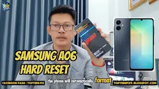 R&eacute;initialisation mat&eacute;rielle du Samsung A06