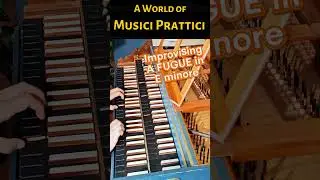 Improvising a FUGUE in E Minor #fugue #baroque #counterpoint #improvisation