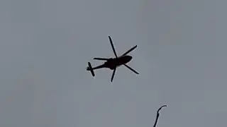 Ornge Air Leonardo AW139 (C-GYNF) flying over my house (December 20)