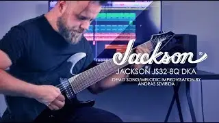 Jackson JS32-8Q DKAT - Review/Demo Song/Melodic Improvisation