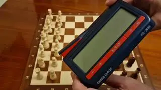 Chess clock PS-2688 without battery + chess set Staunton 5