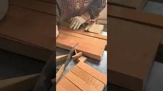 Smooth wood cutting process #process