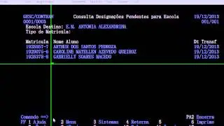 Aula 1 - Transfer&ecirc;ncia e Matr&iacute;cula SIGEAM