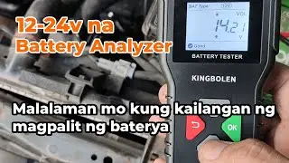 Battery Analyzer na Affordable at kaya ang 24V | Kingbolen BM550 Car Battery Analyzer Test