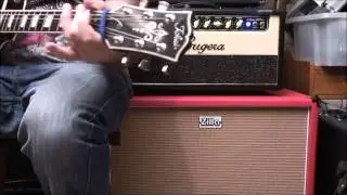 Zilla Fatboy 2x12 + Bugera V55HD + Les paul with EMG's.