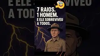O Homem que Sobreviveu a 7 Raios⚡#Curiosidades #PontoDeVirada #fatosreais #mist&eacute;rios #vocesabia