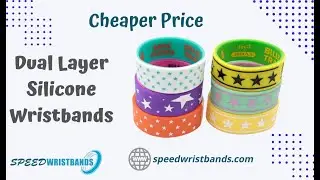 Dual Layer Silicone Wristbands || speedwristbands || For Events, Gifts, Fundraisers, Awareness