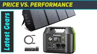 EnginStar Solar Generator 300W Green - Unlimited Power Anywhere!