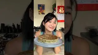 Рецепт блинчиков с зеленым луком и зеленым луком, который вы искали 🤗 #китайскаяеда #еда #шорты