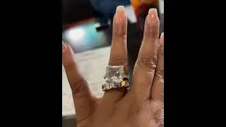 2 Chainz Wife Kesha Shows Off Her Spectacular Wedding Ring! 💎