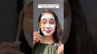 Rice face mask is a scam please don&rsquo;t try it 🙅&zwj;♀️‼️ if you don&rsquo;t want a Korean Glass Skin ✨#