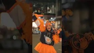 🧡Playoffs Fever💙 in Edmonton. #alberta #edmonton #portrait #streetphotography #oilers #nhlplayoffs