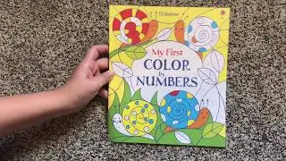 My First Color By Numbers 📚 Usborne Books & More