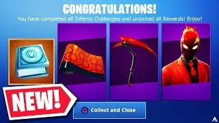 New INFERNO SKIN and INFERNO CHALLENGE PACK Coming Soon on Fortnite...