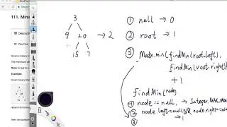 LeetCode Tutorial 111. Minimum Depth of Binary Tree
