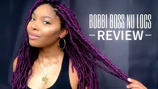 Purple Individual Crochet Faux Locs (2 Week Update) | Bobbi Boss Nu Locs | Honest Review