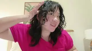 Asian Girl Embraces Her Curls: Curly Girl Method