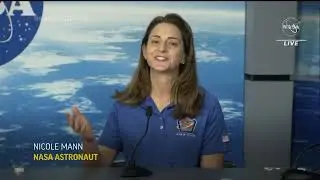 Astronauts discuss 5-month mission to the International Space Station