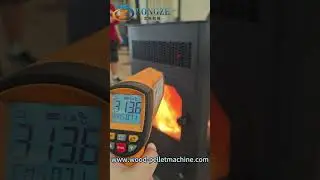 Temperature measurement of the air outlet of the fire heating furnace from three sides