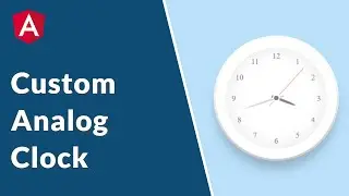 Create Analog Clock Using Angular