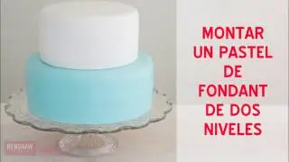 Montar un pastel de dos pisos