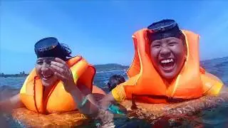 ĐẢO L&Yacute; SƠN GREEN TOUR  - DUY LY - TẮM BIỂN CH&Ugrave;A HANG 22-08-2017