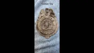 Sheriff Badge Found Metal Detecting in Michigan #foryou #metaldetecting #tootsietoy
