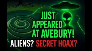 Giant UK Crop Circle Near Avebury   Alien Message or Farmer Prank