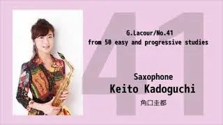 No. 41 from G.LACOUR / 50 easy and progressive studies ラクール　50の練習曲より41番