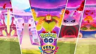 When all Gmax mons came to Pokemon go || Go fest Max finale ||