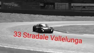 Assetto Corsa - Alfa Romeo 33 Stradale - Vallelunga Club 0:55.449 PB - Hotlap - Open Setup