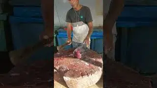 Amazing‼️Small tuna fish cutting is done quickly #shorts #fishcutting #fyp viral #fish #fishing