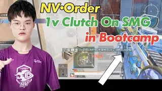 Nova Order 1v4 On SMG in Bootcamp 😯 | NV Order | That's Why Order is close range Beast
