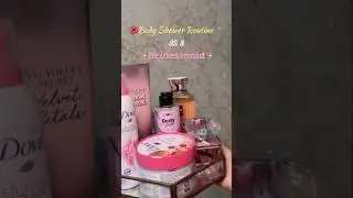 Step by step Body Shower Routine🚿 Comment 'pink' for link#showerroutine #skincare #explore #trending