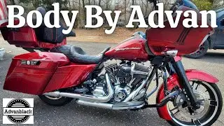 Customize your HARLEY DAVIDSON Touring Bike with ADVANBLACK Stretched Side Covers