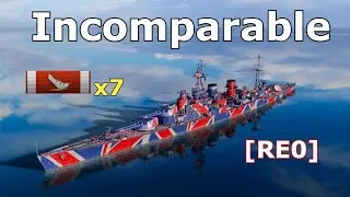 World of WarShips Incomparable - 7 Kills 360K Damage