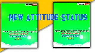 New Attitude Status whatsapp Status Green Screen Whatsapp Status 2021 Attitude Status