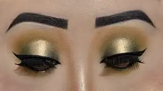 best party eye makeup tutorial | trending eye makeup | olive green halo eye makeup 
