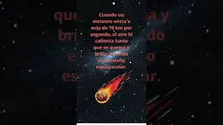 &iquest;Qu&eacute; son realmente las estrellas fugaces? &iexcl;No son estrellas! #shorts #astronomia #sabiasque