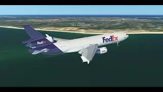INFINITE FLIGHT FedEx MD-11 delivers to Nantucket, MA.