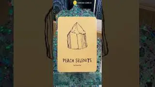 Peach Selenite | Crystal Oracle Card Reading