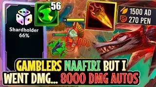 🐺 Gamblers Naafiri BREAKS ARENA | 8000 DMG Autos UNFORGETTABLE | Arena A to Z 5.0 🔥
