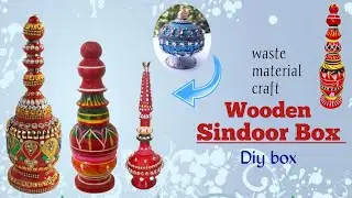 diy sindoor dani making / sindoor box decoration / #sindoorbox #sindoordaan