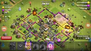 Clash of Clans|Best Dragon Attack| Town Hall 8| Max army
