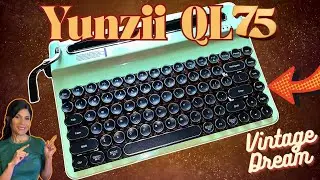 Yunzii QL75 Retro Keyboard - Just made the top of my list! - #retrokeyboard #typewriterkeyboard